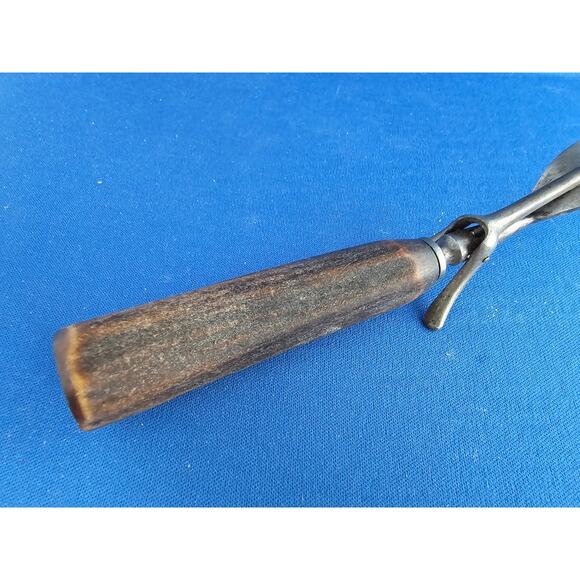 Vintage 2-Prong Meat Carving Fork w/Antler Handle - 12” Length - Picture 6 of 8